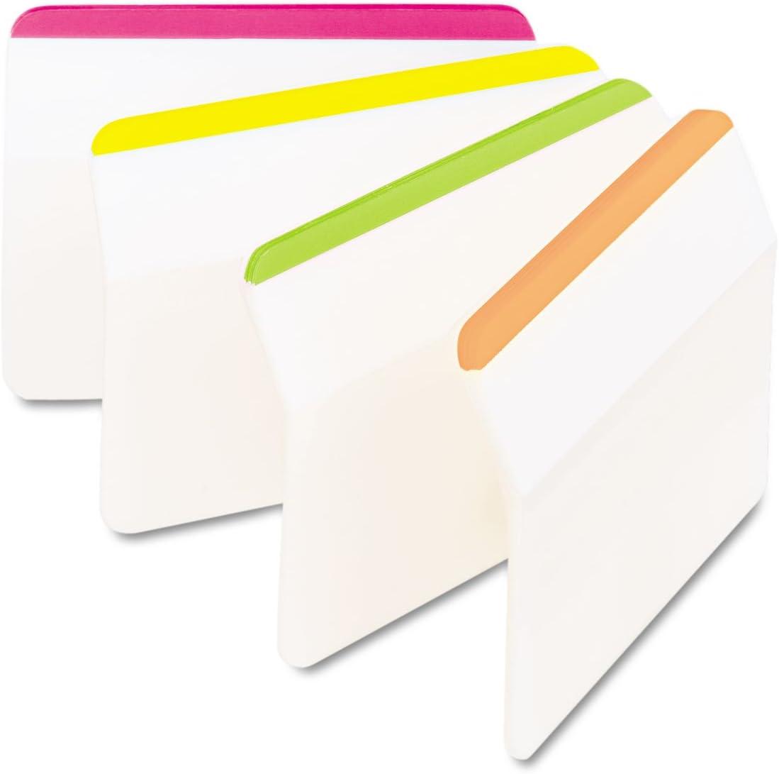 Post-it Tabs, 2 in, Solid, Assorted Primary Colors, 6 Tabs/Color, 4 ...