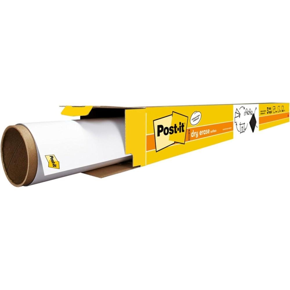 imagePostit Dry Erase Whiteboard Film Surface for Walls Doors Tables Chalkboards Whiteboards and More Removable StainProof Easy Installation 3 ft x 2 ft Roll DEF3x24 ft x 3 ft