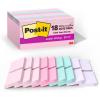 imagePostit 100 Recycled Paper Super Sticky Notes 18 Sticky Note Pads 1 78 in x 1 78 in Wanderlust Pastels School Supplies and Office Products
