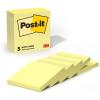 imagePostit Dispenser Popup Notes 3x3 in 5 Pads Canary Yellow Clean Removal Recyclable