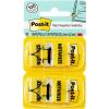 imagePostit Notarize Flags 50Dispenser 2 DispensersPack 1 in Wide Yellow 680NZ2