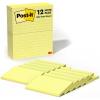 imagePostit Notes 3 in x 5 in 12 Lined Sticky Notes Pads 100 Sheets per Pad Canary Yellow The Original Postit Note School Supplies and Oce Products101 x 3