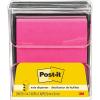 imagePostit Popup Notes Dispenser 3x3 in Black Base Clear Top Pack Includes Dispenser and a 45Sheet Pad of Popup Notes WD330BK6