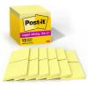 imagePostit Super Sticky Notes 4x4 in 12 Pads 2X The Sticking Power Canary Yellow Recyclable 67512SSCP51 x 42