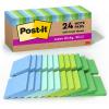 imagePostit Super Sticky Recycled Notes 3x3 in 24 Pads 2X The Sticking Power Oasis Collection 30 Recycled Paper74 x 32