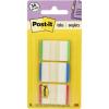 imagePostit Tabs 1 in Lined Green Blue Red 12 TabsColor 36 TabsOnTheGo Dispenser 686LGBRT