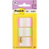 imagePostit Tabs 1 in Lined Pink Green Orange 22 TabsColor 66 TabsOnTheGo Dispenser 686LPGO