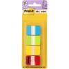 imagePostit Tabs 1 in Solid Aqua Lime Yellow Red 22Color 88Dispenser 686ALYR1IN