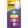 imagePostit Tabs 625 in Solid Aqua Yellow Pink Violet 10Color 40Dispenser 676AYPV