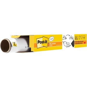 Post-it Dry Erase Whiteboard Film Surface for Walls, Doors, Tables, Chalkboards, Whiteboards, and More, Removable, Stain-Proof, Easy Installation, 3 ft x 2 ft Roll (DEF3x2)(3 ft x 2 ft)