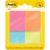 imagePostit Mini Notes 15x2 in 4 Pads Americas 1 Favorite Sticky Notes Poptimistic Collection Bright Colors Magenta Pink Blue Green Clean Removal Recyclable 6538AF