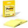 imagePostit Notes 3x3 in 2 Pads Canary Yellow Clean Removal Recyclable