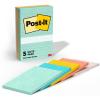 imagePostit Notes 4 in x 6 in 5 Lined Sticky Note Pads 100 Sheets per Pad Beachside Caf Collection School Supplies and Office Products61 x 49