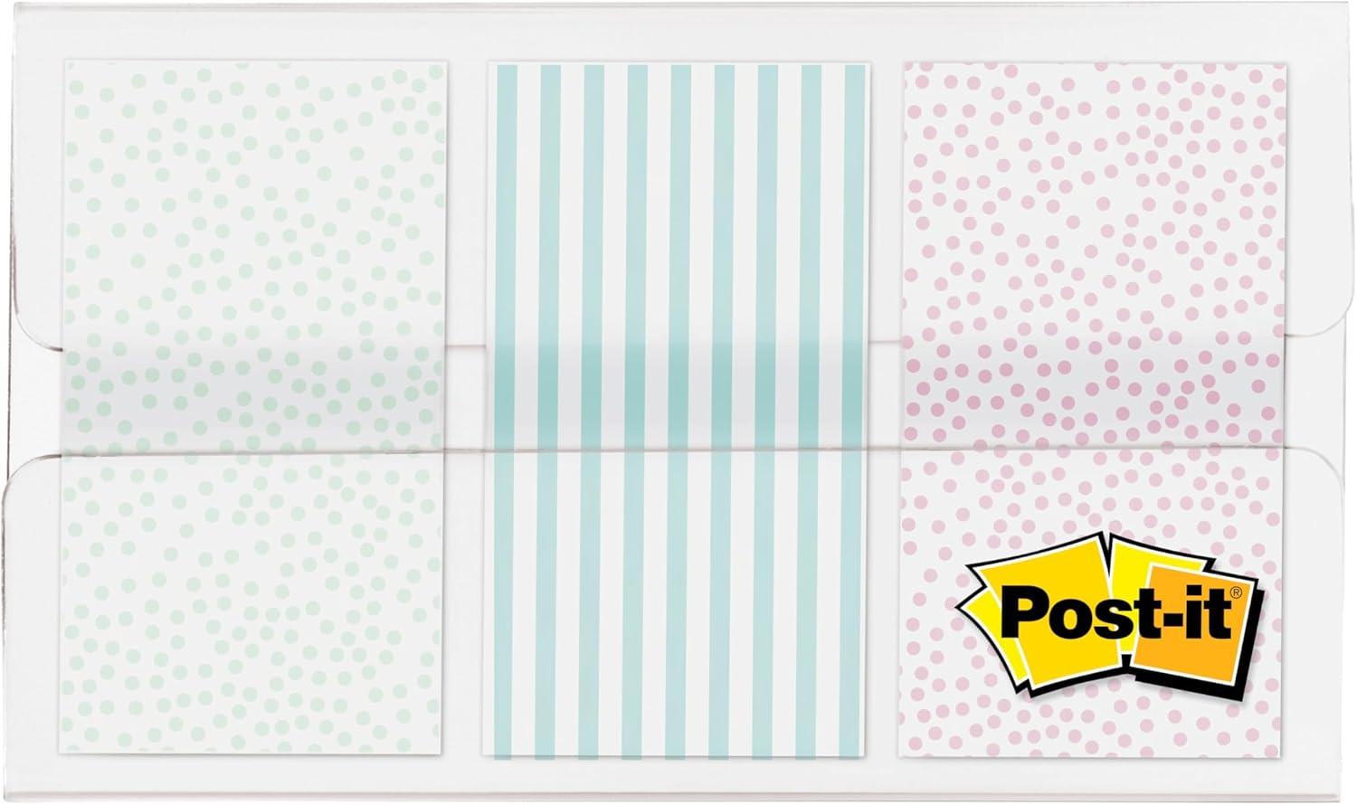 imagePostit Pattern Flags 60OnTheGo Dispenser 47 in Gradient Pattern Collection 682GRDNT Pack of 260 Count Pack of 2