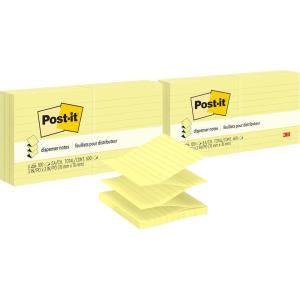 Post-it Pop-up Notes 3×3 in, 6 Pads, America’s #1 Favorite Sticky Notes, Canary Yellow, Clean Removal, Recyclable (R335) (Pack of 2)