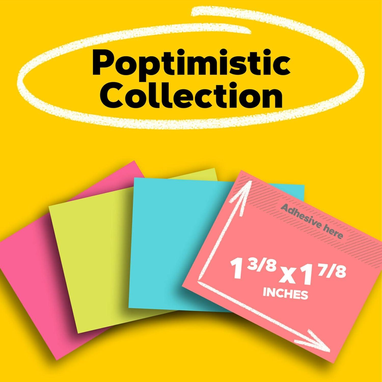 image:imagePostit Mini Notes 1 38 in x 1 78 in 8 Sticky Notes Pads 50 Sheets per Pad Poptimistic Collection School Supplies and Oce Products The Original Postit Note