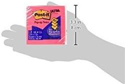 image:imagePostit Popup Notes 3x3 in 5 Pads Americas 1 Favorite Sticky Notes Assorted Colors Clean Removal Recyclable 33015ALTM