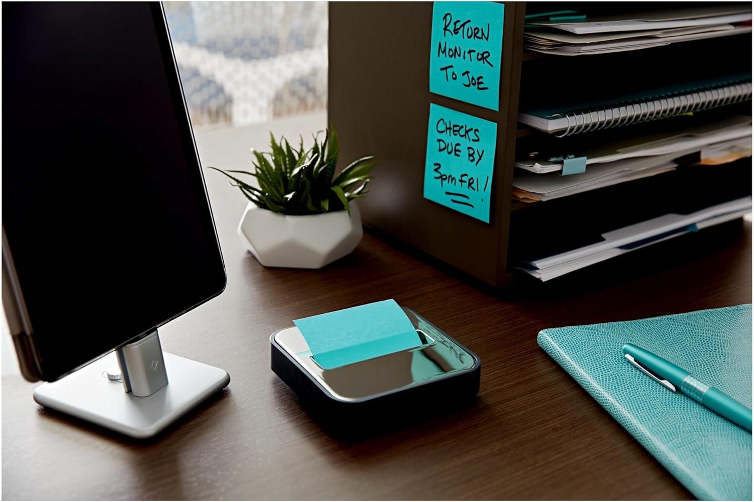 image:imagePostit Super Sticky Dispenser Popup Notes 6 Sticky Note Pads 3 x 3 in 2X The Sticking Power School Supplies and Oce Products Use with Postit Note Dispensers Supernova Neons Collection14 x 6 Pack of 12