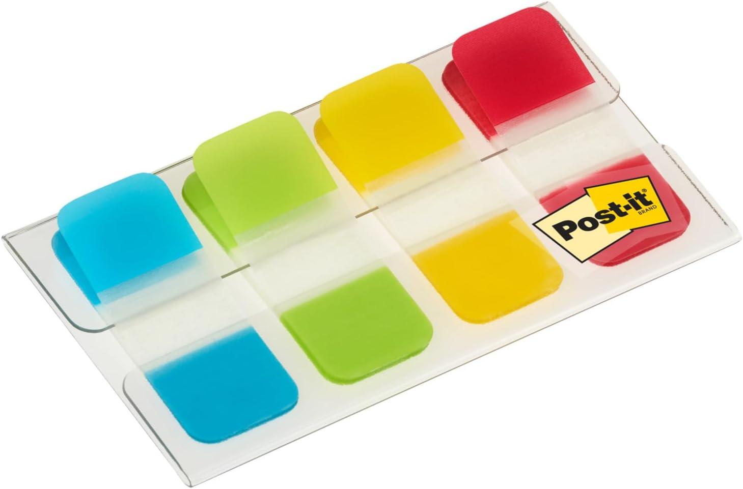 imagePostIt MarquePages Petit 40 OngletsDvidoir 158 mm x 381 mm Bleu Jaune Rose et Violet Pour Marquer Surligner ou Codifier des Informationsstandard