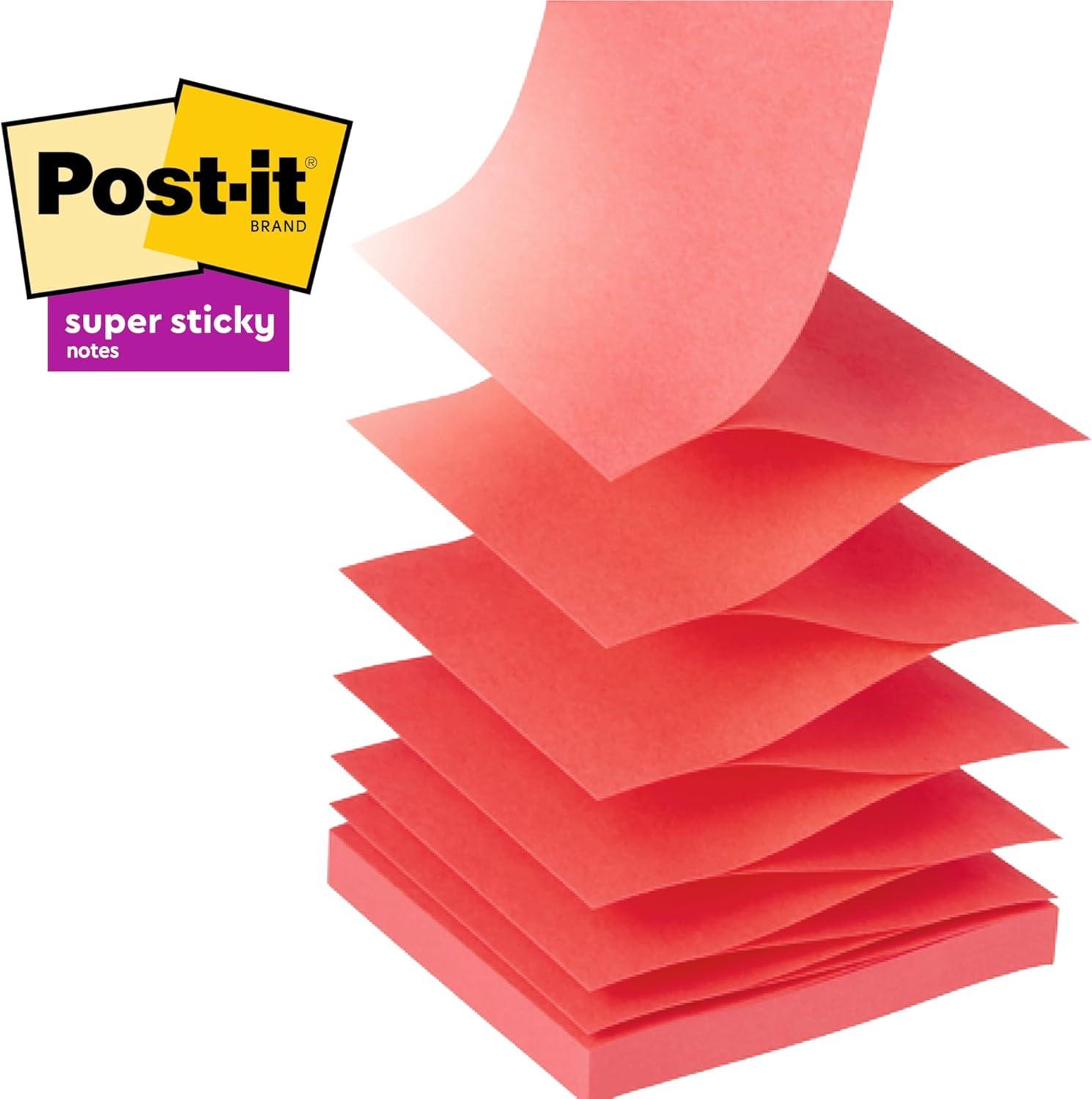 imagePostit Dvidoir Forme Chat avec 1 Bloc de Postit ZNotes 90 Feuilles 76 mm x 76 mm Couleur Rose Utilisation Facile dune Seule mainPostit Distributeur Chat