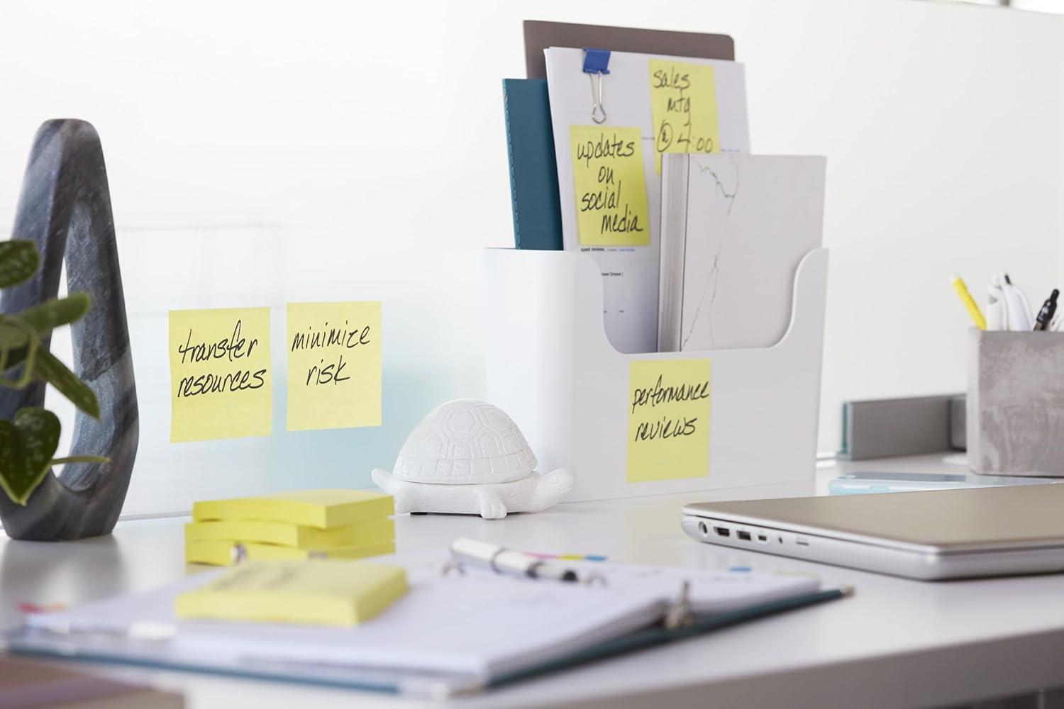 imagePostit Dvidoir Forme Chat avec 1 Bloc de Postit ZNotes 90 Feuilles 76 mm x 76 mm Couleur Rose Utilisation Facile dune Seule mainPostit Distributeur