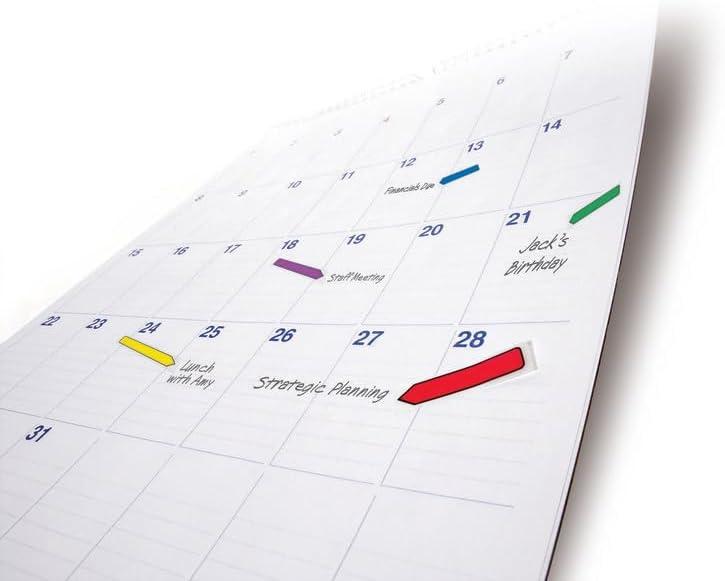 imagePostit MarquePages Flches Bleu Orange Rose et Vert 119 mm x 432 mm 24 MarquePages par Dvidoir 4 Dvidoirs Pour Marquer Surligner ou Codifier des InformationsOrange