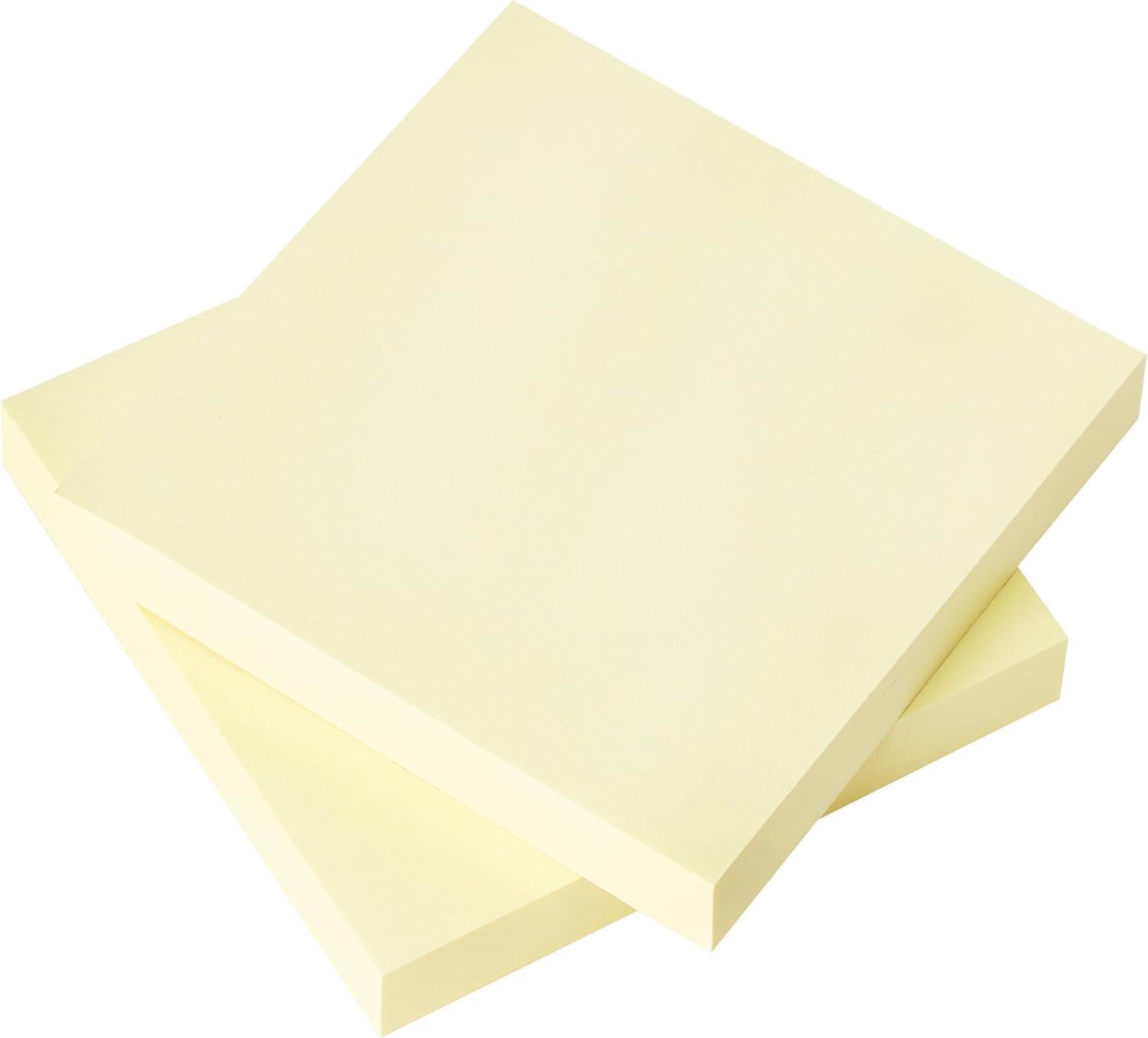 imagePostit Notes Autocollantes Super Sticky Pack Promo de 21 Blocs 3 GRATUITS 90 Feuilles par Bloc 476 mm x 476 mm Feuillets Super Adhsifs pour Prise de Notes Listes de Tches et RappelsJaune
