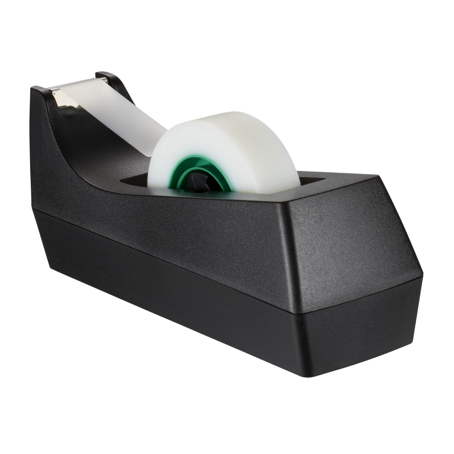 imageScotch Distributeur de Ruban Adhsif Rechargeable C38 Noir Idal pour lcole la Maison et le BureHauteur sous bec 80mm