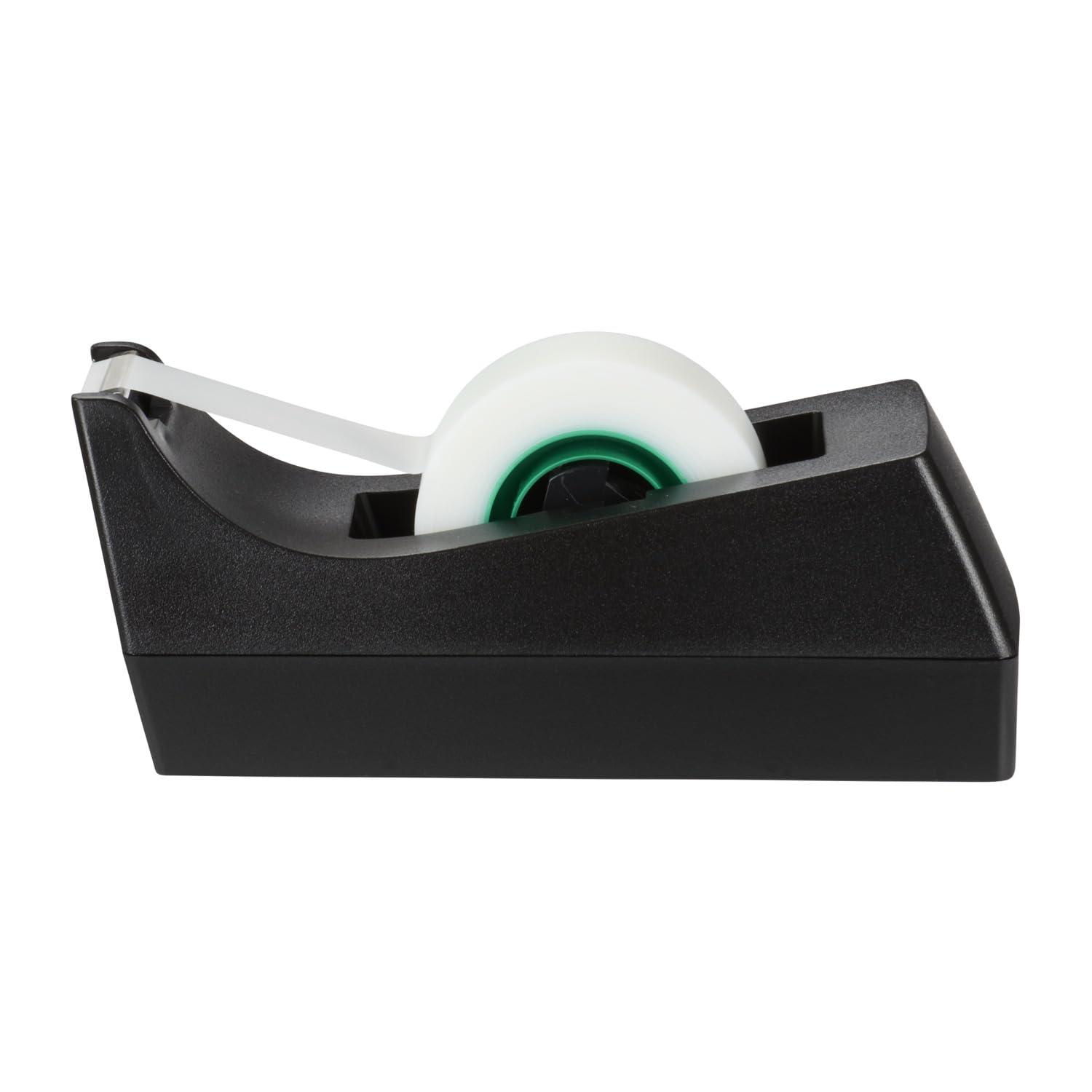 imageScotch Distributeur de Ruban Adhsif Rechargeable C38 Noir Idal pour lcole la Maison et le BureHauteur sous bec 80mm