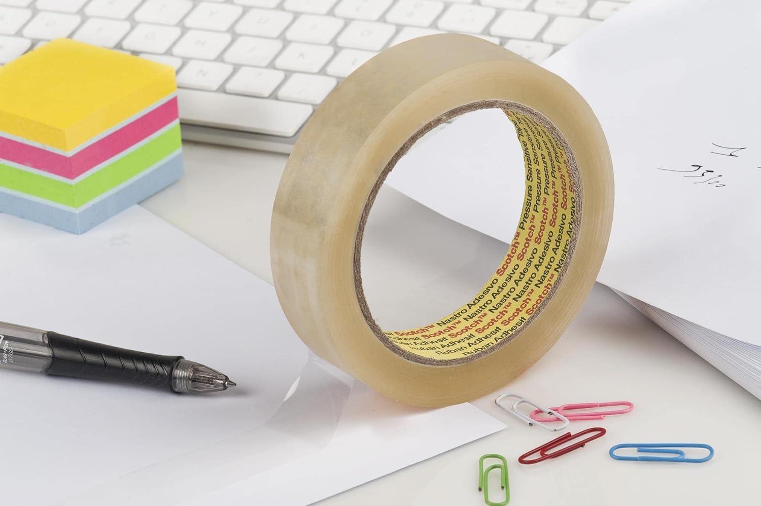 imageScotch Ruban Adhsif Transparent 8 Rouleaux 19mm x 33m Ruban Adhsif Transparent Usage Gnral pour lEcole la Maison et le Bureau lemballage peut varier19 mm x 66 m 8 Rolls