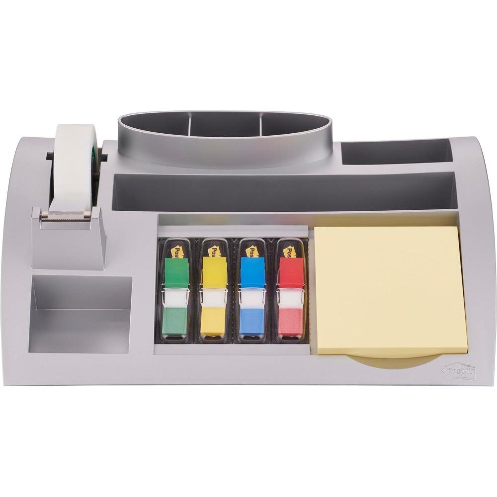 imagePostit Dvidoir Forme Chat avec 1 Bloc de Postit ZNotes 90 Feuilles 76 mm x 76 mm Couleur Rose Utilisation Facile dune Seule main3M Organiseur