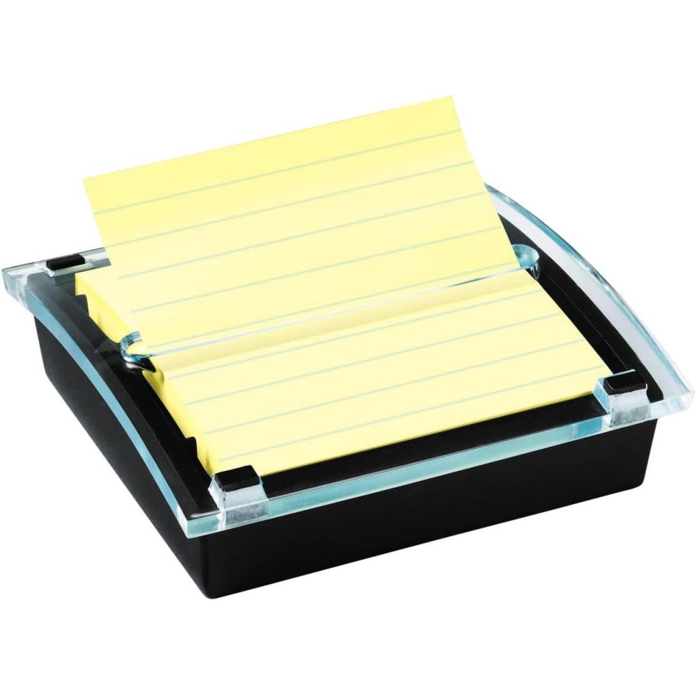 imagePostit Dvidoir Noir ZNotes Postit Super Sticky Grand Format XXL 90 Feuilles 101 mm x 101 mm Jaune Canari pour le Bureau et la Maison