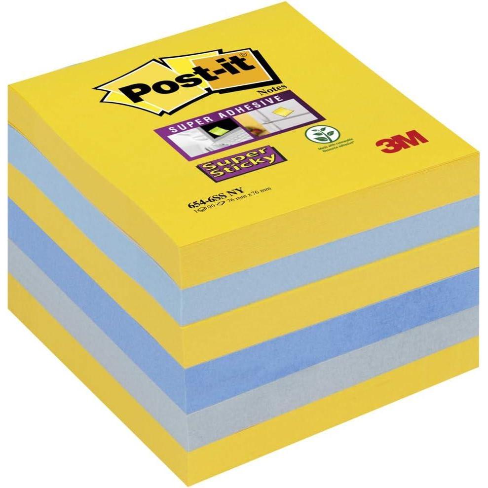imagePostit Miami Colour Collection Notes super adhsives 76 x 76 mm 1 76 x 76 mm Couleurs New YorkNew York