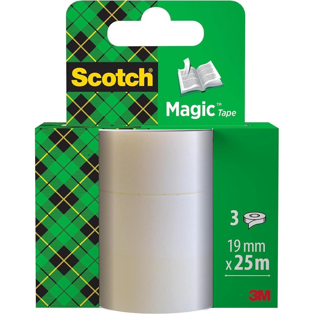 imageScotch Distributeur de Ruban Adhsif Rechargeable C38 Noir Idal pour lcole la Maison et le Bure1 Pack