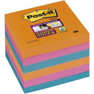 Post-it Miami Colour Collection Notes super adhésives – 76 x 76 mm 1 76 x 76 mm Couleurs New York(Bangkok)