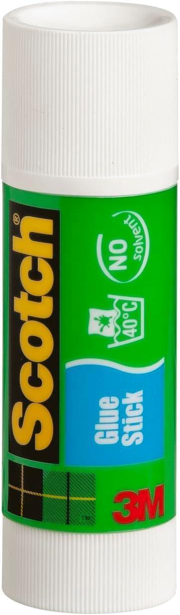 imageScotch Bton de Colle Permanente 12 Btons de 40g Utilisation Gnrale pour la Maison lEcole ou le Bureau40g
