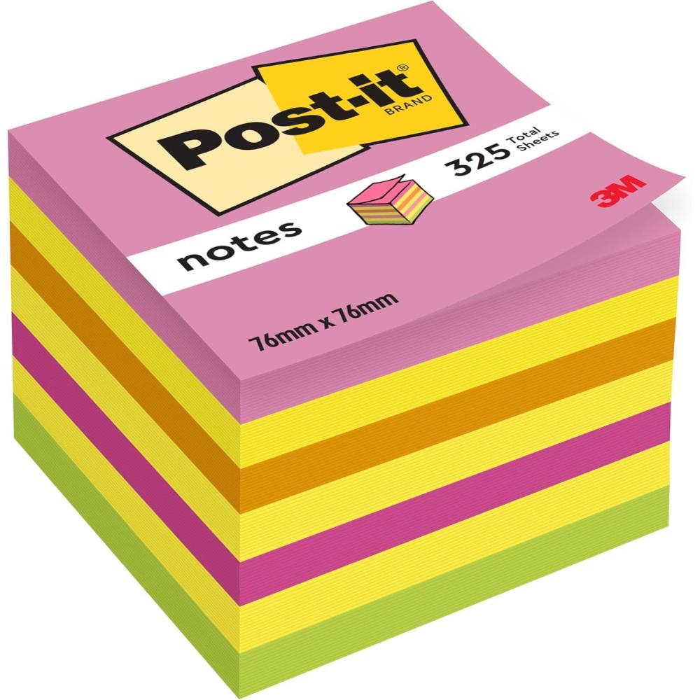 imagePostit Notes Autocollantes Jaune Canari 450 Feuilles 76 mm x 76 mm Feuillets Adhsifs pour Prise de Notes Listes de Tches et RappelsVert