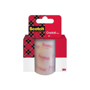 Scotch Crystal Ruban Adhésif Transparent , Multi-Pack, 8 Rouleaux, 19mm x 33 m – Ruban Adhésif Transparent à Usage Général pour l&rsquo;Ecole, la Maison et le Bureau(Ultra-transparent)
