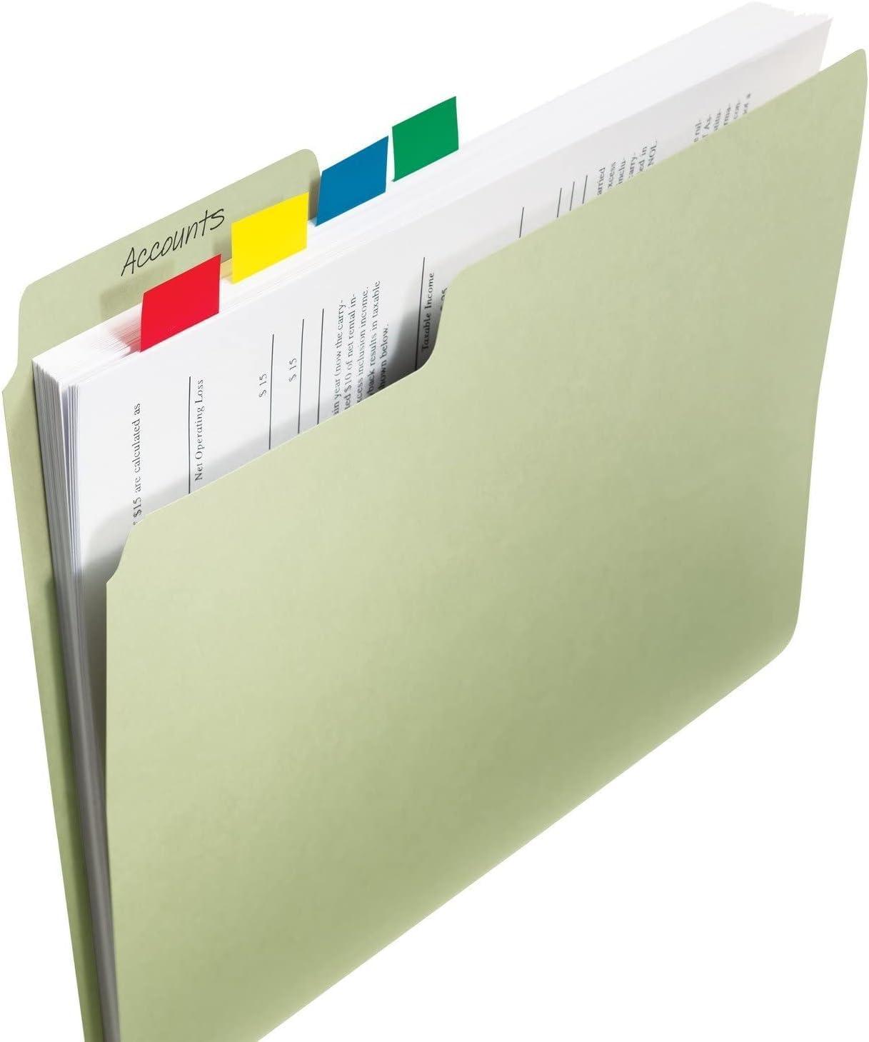 imagePostIt MarquePages Moyen 50 MarquePages 254 mm x 432 mm Bleu Pour Marquer Surligner ou Codifier des InformationsBleu