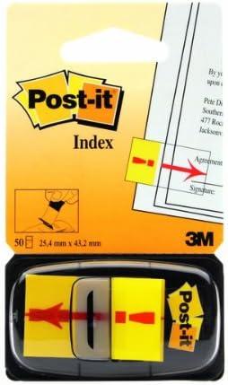 imagePostit Index Lot de 50 symboles primprims pour point dexclamation JauneStandard
