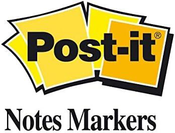 imagePostit MarquePages En Papier Ultra Couleurs 4 Blocs 20 mm x 38 mm 50 Feuilles par Bloc Pour Marquer Surligner ou Codifier des InformationsJaune
