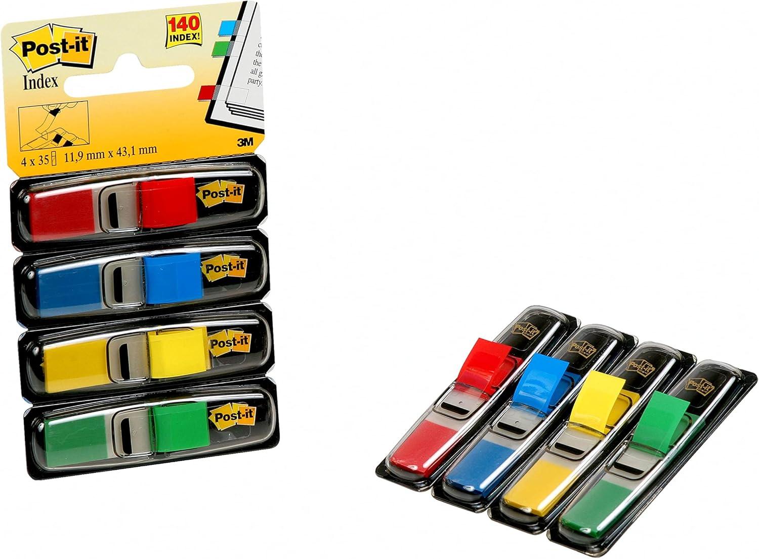 imagePostit MarquePages Petit Pack Promo de 4 Blocs 2 Gratuits 35 MarquePages par Dvidoir Pour Marquer Surligner ou Codifier des InformationsBote
