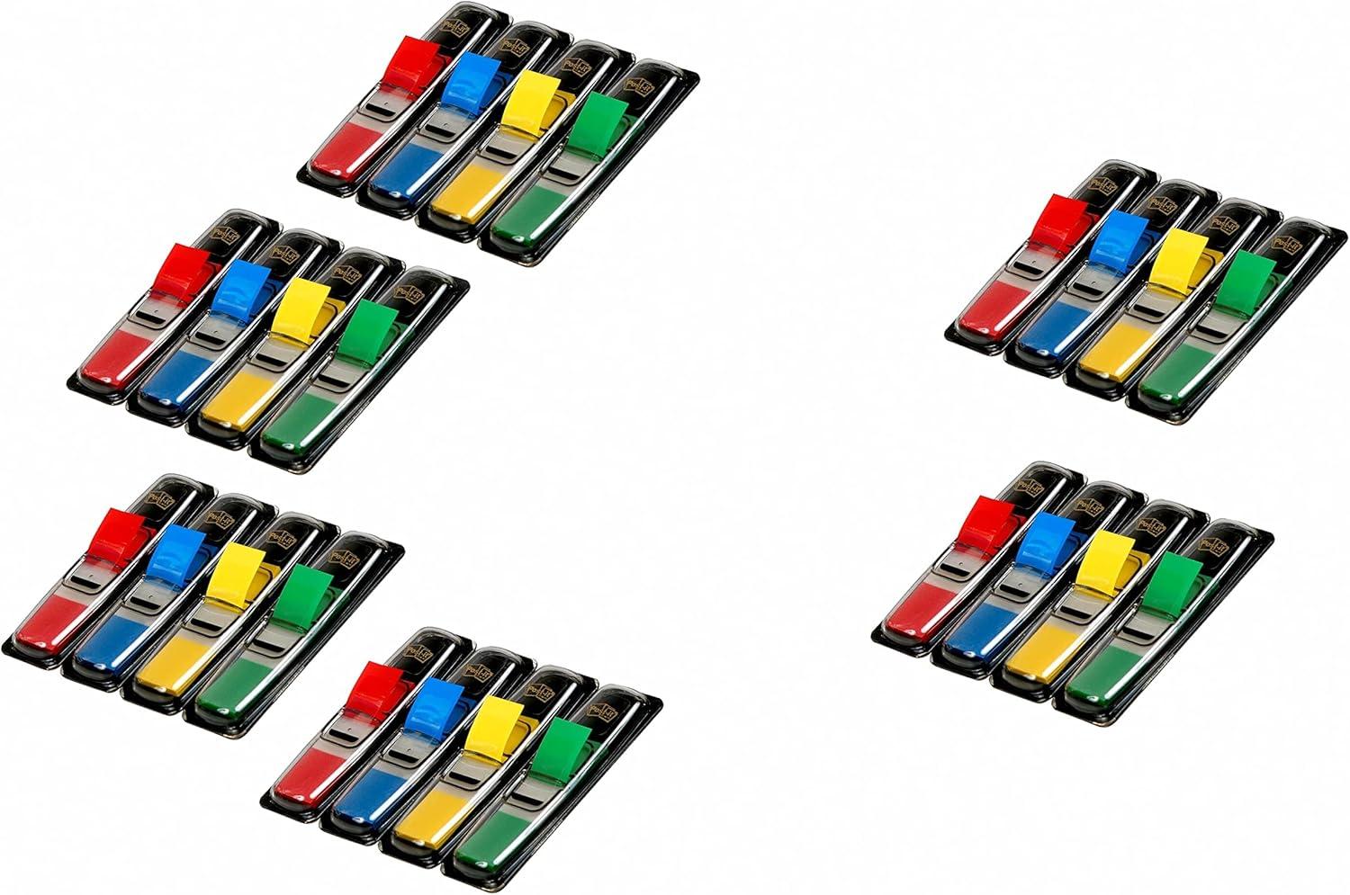 imagePostit MarquePages Petit Pack Promo de 4 Blocs 2 Gratuits 35 MarquePages par Dvidoir Pour Marquer Surligner ou Codifier des InformationsBote