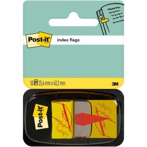 Post-it Distributeur de 50 marque-pages avec Onglets séparateurs Jaune