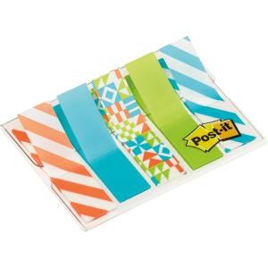 Post-it Marque-Pages, Petit, Collection Candy, 11.9 mm x 43.2 mm, 100 Marque-Pages – Pour Marquer, Surligner ou Codifier des Informations(Naturel)