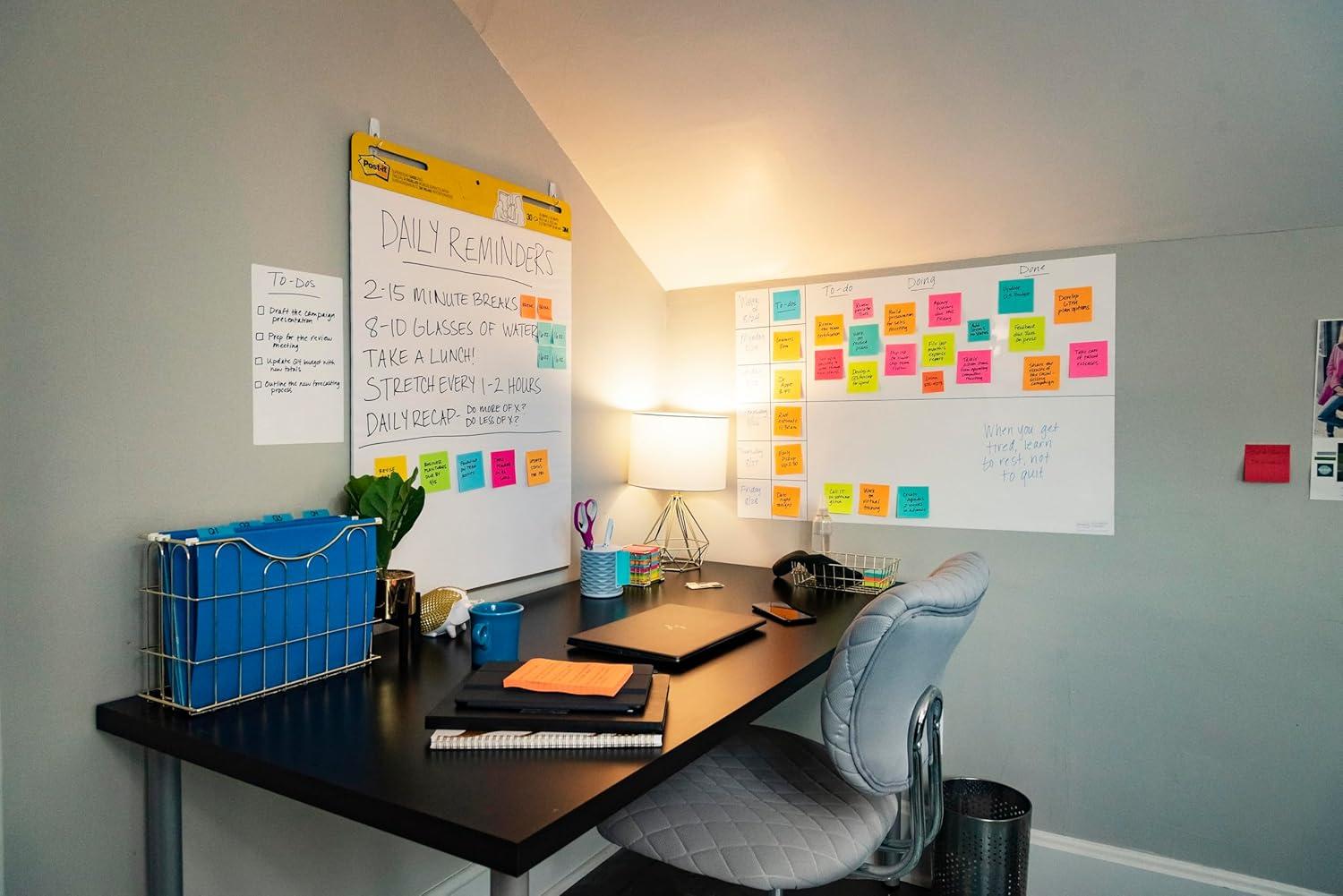 imagePostIt Tableau Easy Erase Surface Blanc 914 cm x 609 cm 1 RouleauPaquet91l x 609H cm