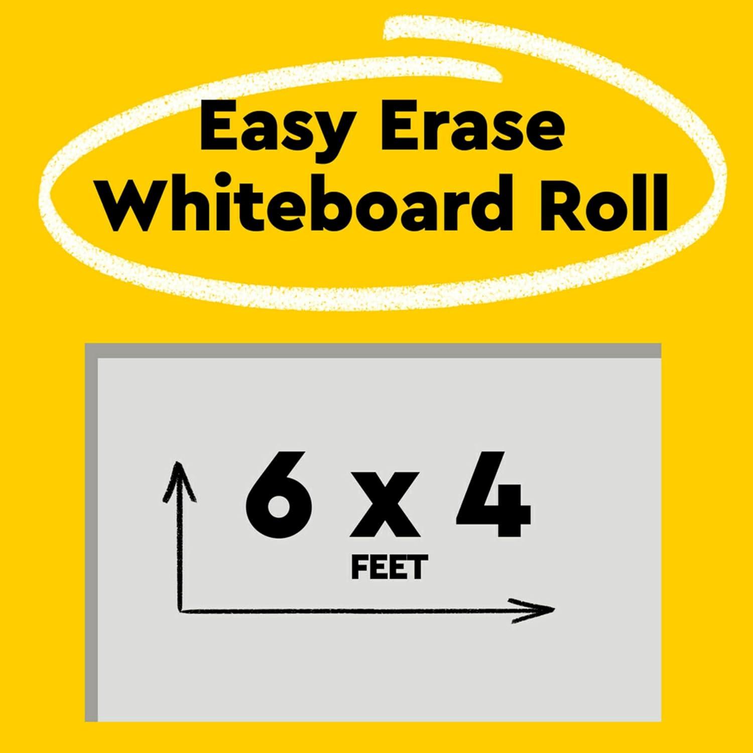 imagePostit Tableau Easy Erase Whiteboard Surface Blanc 1219 cm x 1829 cm 1 RouleauPaquet122l x 183H cm