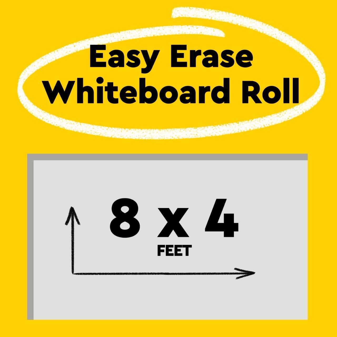 imagePostit Tableau Easy Erase Whiteboard Surface Blanc 1219 cm x 242 cm 1 RouleauPaquet122l x 244H cm