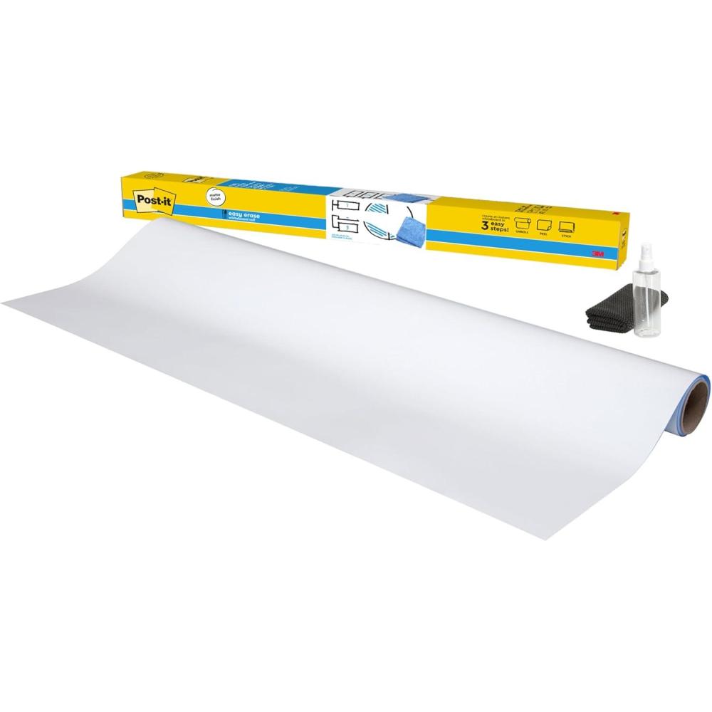 imagePostIt Tableau Easy Erase Surface Blanc 914 cm x 609 cm 1 RouleauPaquet91l x 609H cm