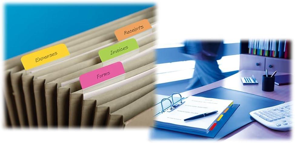 imagePostit 686PGOT Index Onglets de classement Medium Strong Rose Vert Orange Paquet de 36Orange